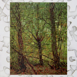 Trees en Undergrowth door Vincent van Gogh Legpuzzel