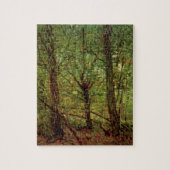 Trees en Undergrowth door Vincent van Gogh Legpuzzel (Verticaal)