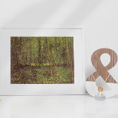 Trees en Undergrowth door Vincent van Gogh Poster