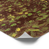 Trees en Undergrowth door Vincent van Gogh Poster (Hoek)