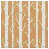 Trees Fabric Stof (Close Up)