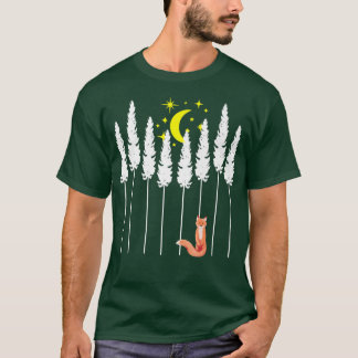 Trees Foes Forests Wildlife Night T-shirt