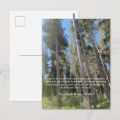 Trees Forest Bossen Thoreau Kaart (Voorkant / Achterkant)