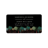 Trees Forest Woodland | Weddenschap | ADRESETIKETT Etiket (Voorkant)