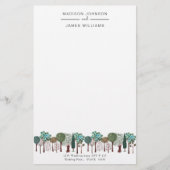 Trees Forest Woodland | Weddenschap | Papier (Voorkant)