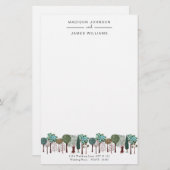 Trees Forest Woodland | Weddenschap | Papier (Voorkant / Achterkant)