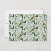 Trees Forest Woodland | Weddenschap | RSVP-kaart RSVP Kaartje (Achterkant)