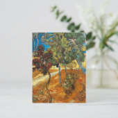 Trees Garden Asylum Vincent van Gogh Briefkaart (Staand voorkant)