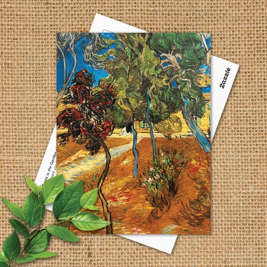 Trees Garden Asylum Vincent van Gogh Briefkaart