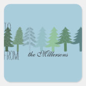 Trees Gift Label (Voorkant)