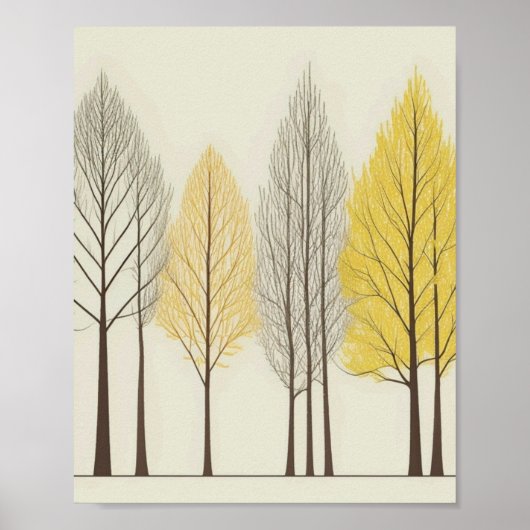 TREES HOME WALL ART POSTER (Voorkant)