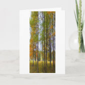 "Trees in herfst" Digitaal getransformeerde Tamara Kaart (Voorkant)