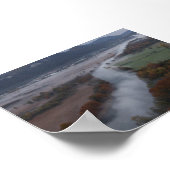 Trees in the morning mist poster (Hoek)