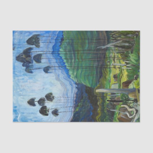 Trees in the Sky, 1939, van Emily Carr Tissuepapier (Voorkant)