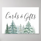 Trees Lantaarn Botanische Trouwkaarten en Geschenk Poster (Voorkant)