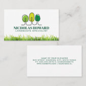 Trees Logo | Gras Visitekaartje (Voorkant / Achterkant)