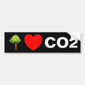 Trees Love CO2 Bumpersticker (Voorkant)