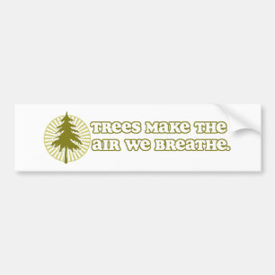 Trees maken Air Bumpersticker