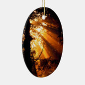 Trees Mystic Sunbeams Olympisch Keramisch Ornament (Rechts)
