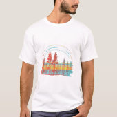 Trees Natuur Forest Mountain T-shirt (Voorkant)