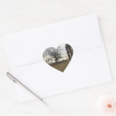 Trees New York NYC Sunrise Central Park Skyline Hart Sticker (Envelop)