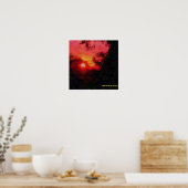 Trees op Evensong Poster (Keuken)