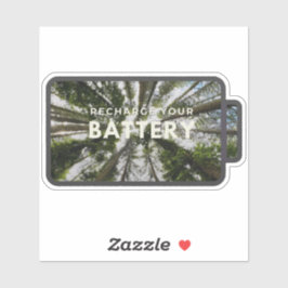 Trees Recharge Sticker