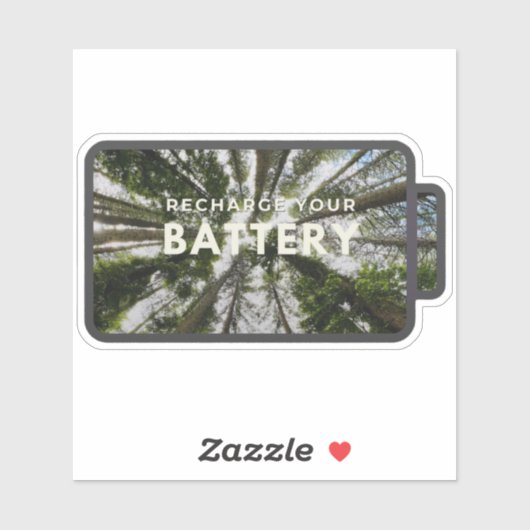 Trees Recharge Sticker (Vel)
