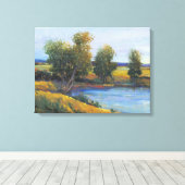 Tree's Reflection II Canvas Afdruk (Insitu (Houten vloer))