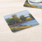 Tree's Reflection II Kartonnen Onderzetters (Schuin)