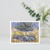 Trees Shrubs Asilum Garden Vincent Van Gogh Briefkaart (Staand voorkant)