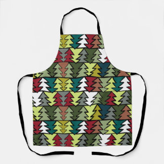 Trees Simple Apron Schort