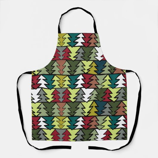 Trees Simple Apron Schort (Voorkant)