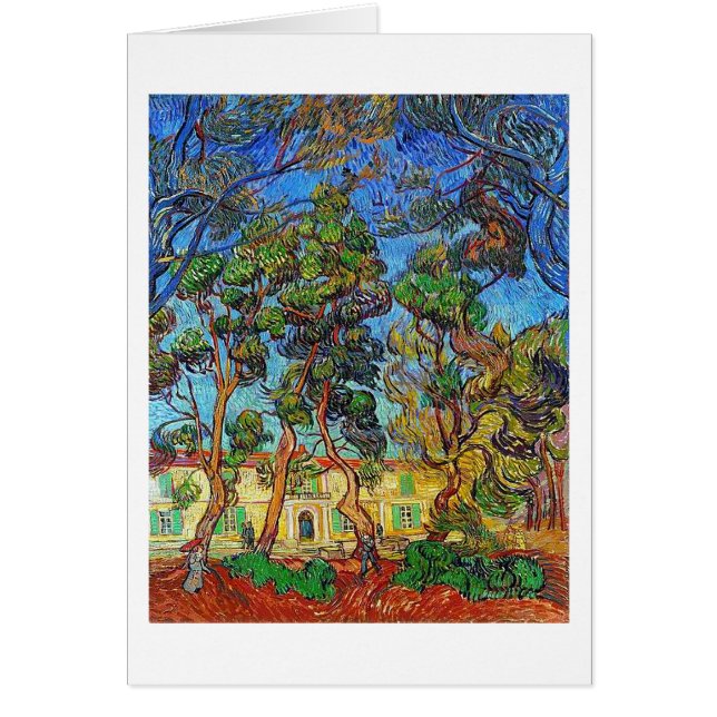 Trees St-Paul Hospital Garden Van Gogh Fine Art (Voorkant)