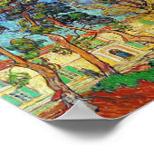 Trees St-Paul Hospital Garden Van Gogh Fine Art Poster (Hoek)