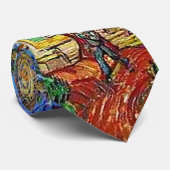 Trees St-Paul Hospital Garden Van Gogh Fine Art Stropdas (Opgerold)