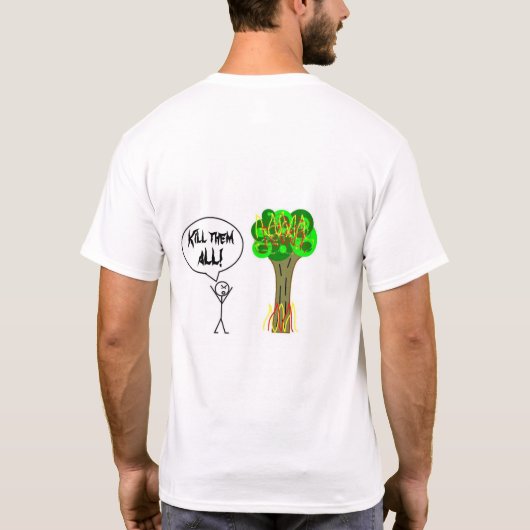 Trees Suck T-shirt (Achterkant)