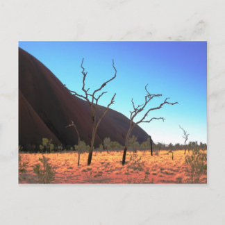 Trees van Ayers Rock Briefkaart