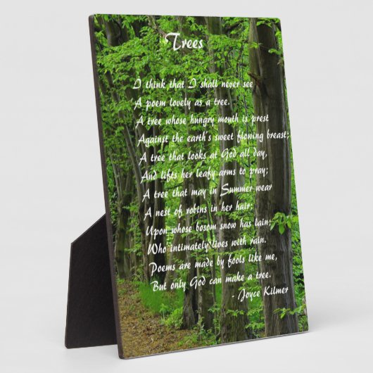 Trees van: Joyce Klimer Fotoplaat (Zijkant)