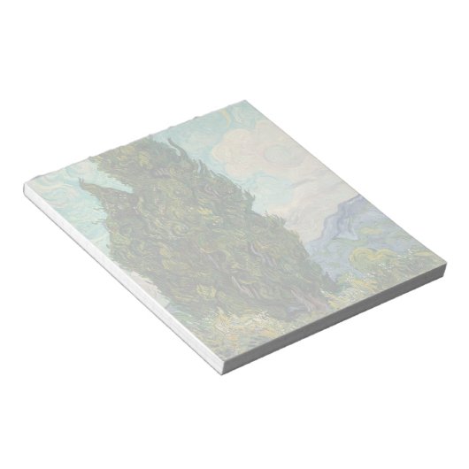 Trees van Vincent Van Gogh Notitieblok (Schuin)