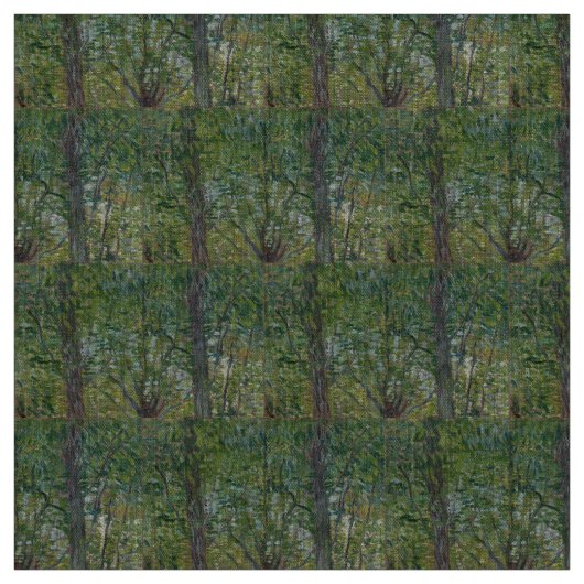 Trees van Vincent Van Gogh Stof (Swatch)