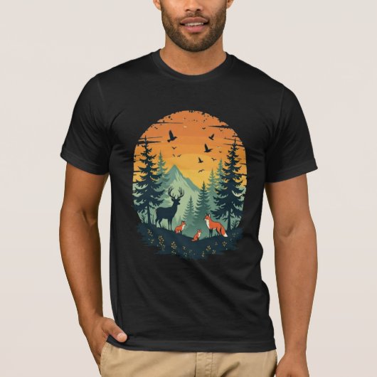 Trees Wildlife Natuur  bos T-shirt (Voorkant)