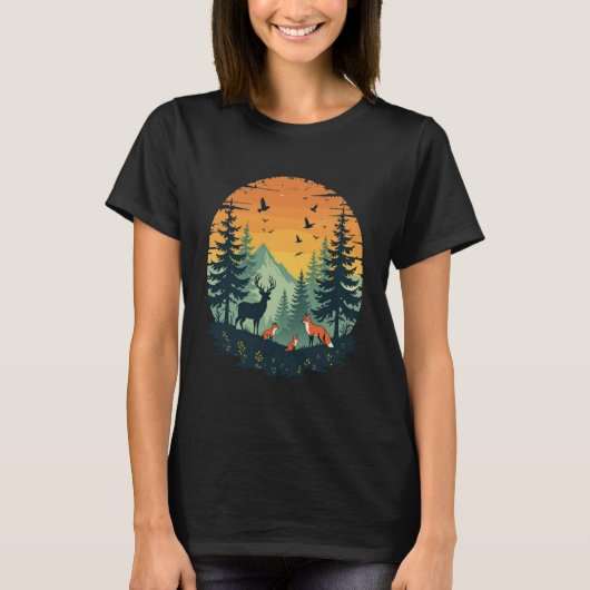 Trees Wildlife Natuur  bos T-shirt (Voorkant)