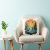 Trees Wildlife Natuur bos T-shirt Kussen (Stoel)