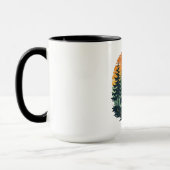 Trees Wildlife Natuur  bos T-shirt Mok (Links)