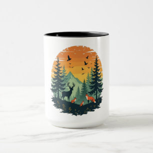 Trees Wildlife Natuur  bos T-shirt Mok