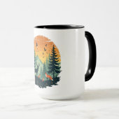 Trees Wildlife Natuur  bos T-shirt Mok (Voorkant rechts)