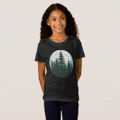 Trees Wildlife Natuur Forest Silhouette T-shirt (Voorkant volledig)
