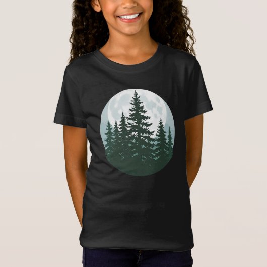 Trees Wildlife Natuur Forest Silhouette T-shirt (Voorkant)