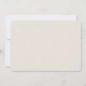 Trees Winter Onederland 1e verjaardag Foto Invitat Kaart (Achterkant)